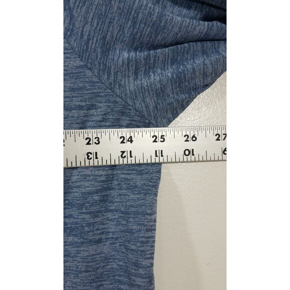 Under Armour Mens 2XL Blue Quarter-Zip Golf Pullover HeatGear Performance Top - Picture 4 of 9